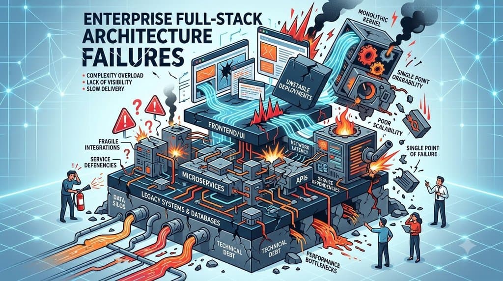 Why enterprise full-stack projects fail at the architecture stage (and how to avoid it)